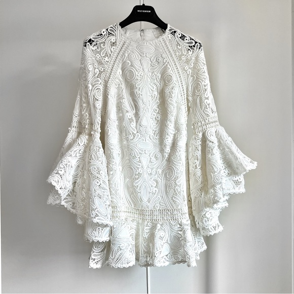 Alexis White Lace Dress - Picture 5 of 15